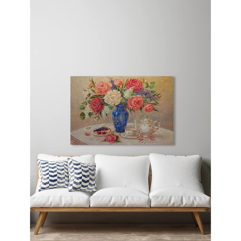 Breakfast Ready Print on Wrapped Canvas