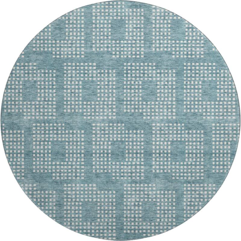 Premium Washable Super Soft Modern Houndstooth Mayfield Rug