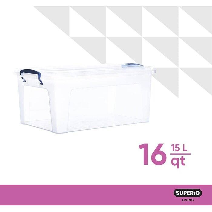 Storage container 16 Qt 7.5"H x 16"W x 11"D Bed Bath & Beyond