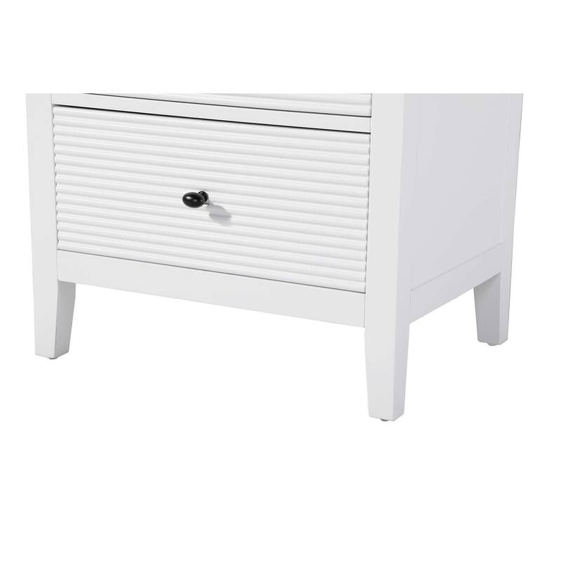 Kensington 16-28 Inch Bath Storage Glass Cabinet