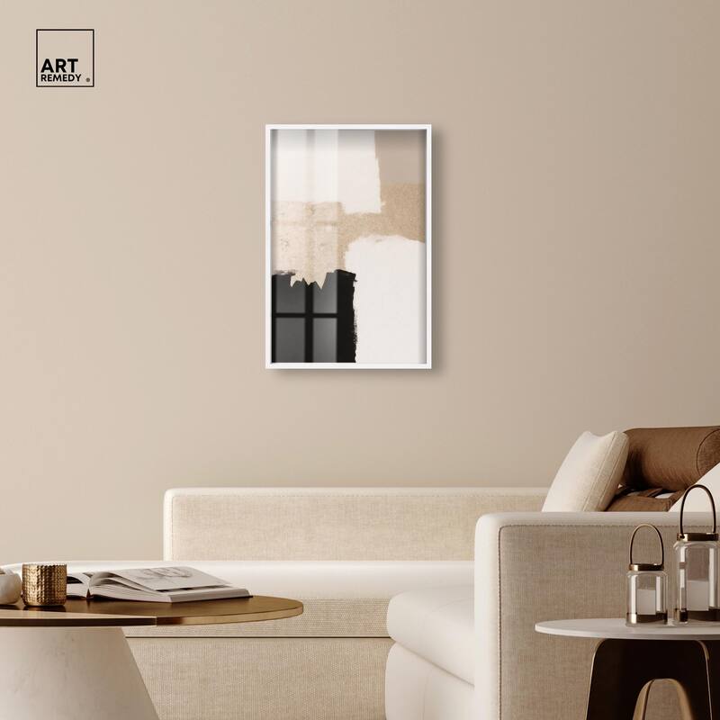Earth and Ink I Shadowbox by Art Remedy