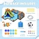 preview thumbnail 10 of 10, Costway Giant Soccer-Themed Inflatable Water Slide Bouncer Splash Pool - See Details