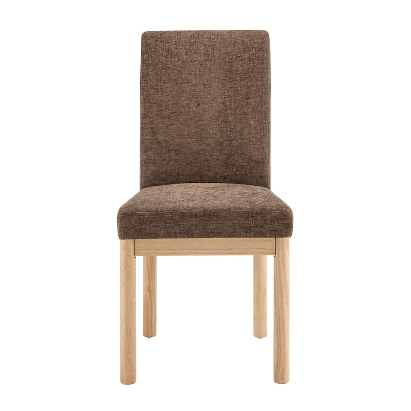 NPD Furniture Bloomfield Chenille Low-Back / High-Back Dining Side Chair (Set of 2)