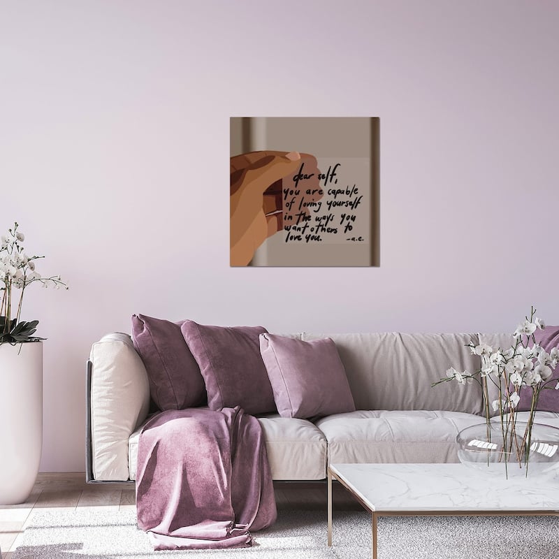 Alex Elle Print On Acrylic Glass by Artpce