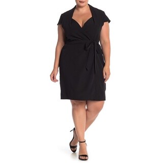 wrap front dress plus size