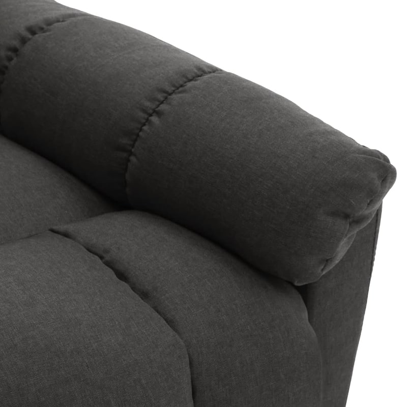vidaXL Massage Recliner Electric Massaging Recliner Chair for Elderly Fabric - 28.1" x 38" x 39.6"