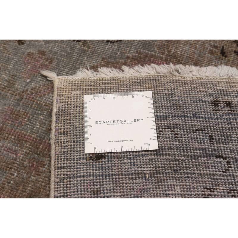 ECARPETGALLERY Hand-knotted Color Transition Taupe Wool Rug - 9'6 x 12'4