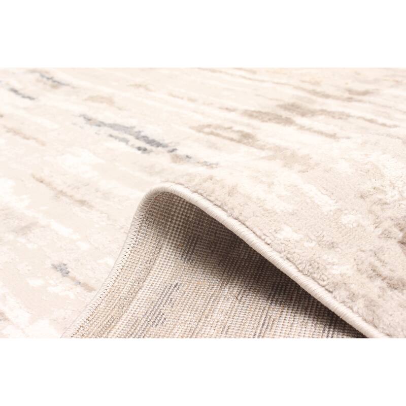 ECARPETGALLERY Machine Made Juniper Taupe Area Rug