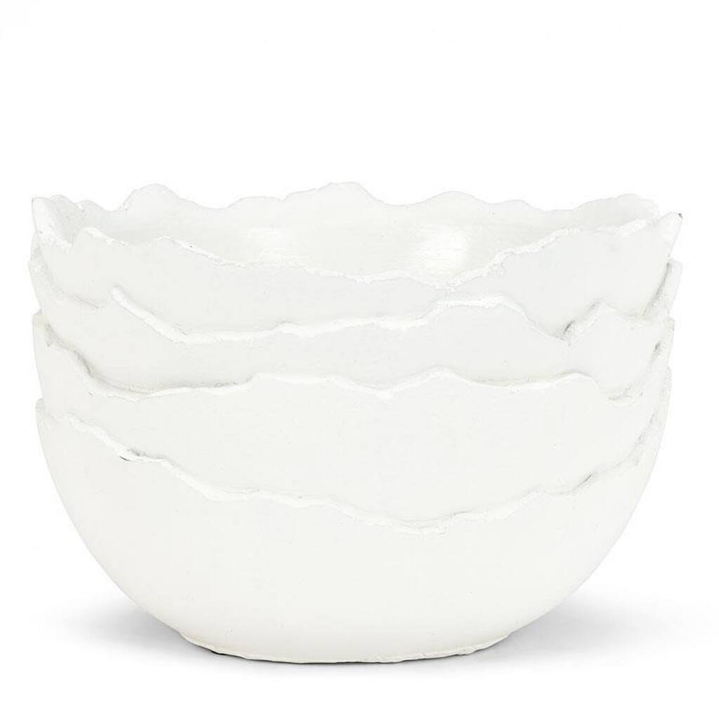 Stacked Eggshell Look Planter