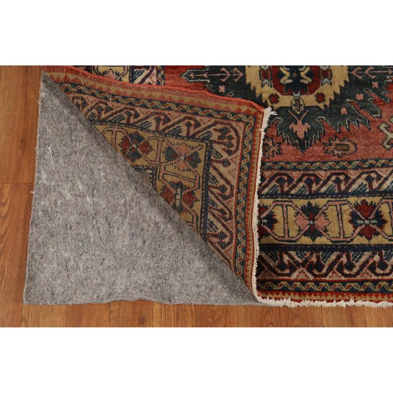 Hand Knotted Oriental 100% Wool Carpet Traditional Geometric Oranges & Rust Kazak Area Rug - 6' 0'' X 3' 10''