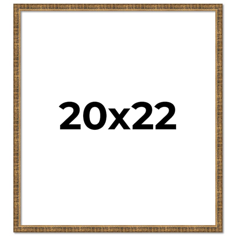 20x22 Frame Gold Solid Wood Picture Frame - Complete Modern Photo