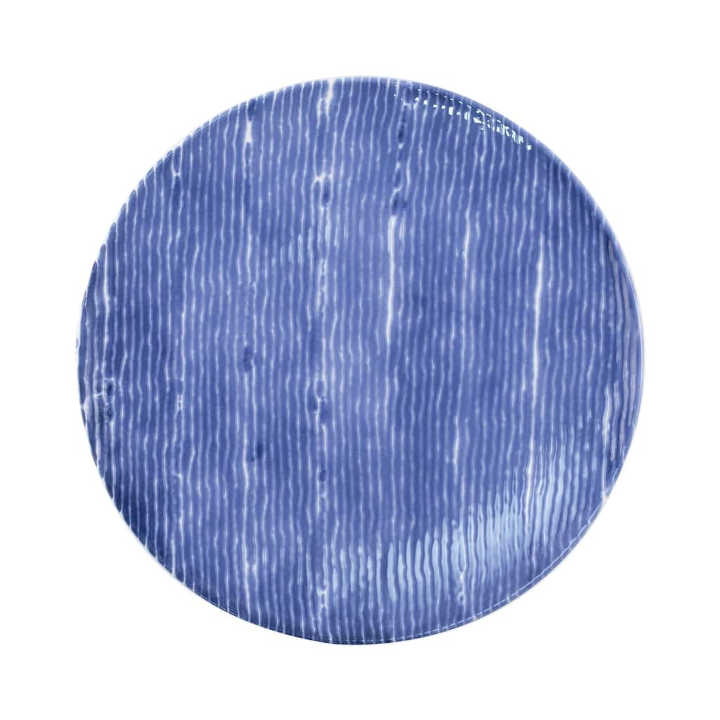 viva by VIETRI Santorini Stripe Dinner Plate - 8' x 10'
