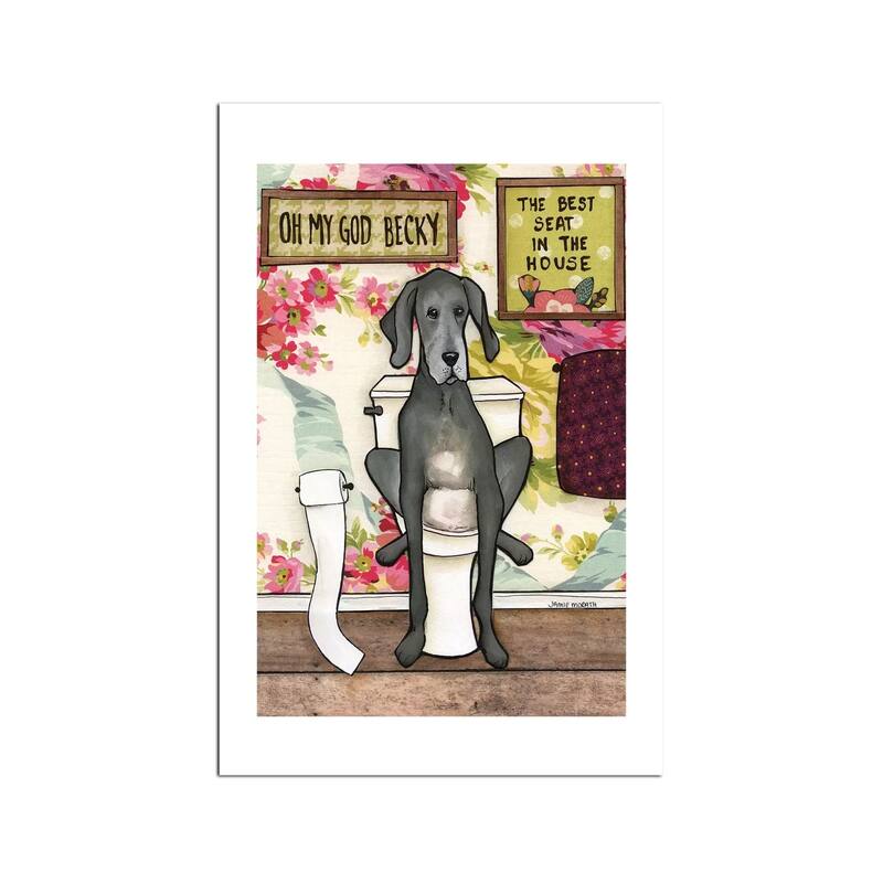 Omg Becky Fine Art Paper Print by Jamie Morath - Multi