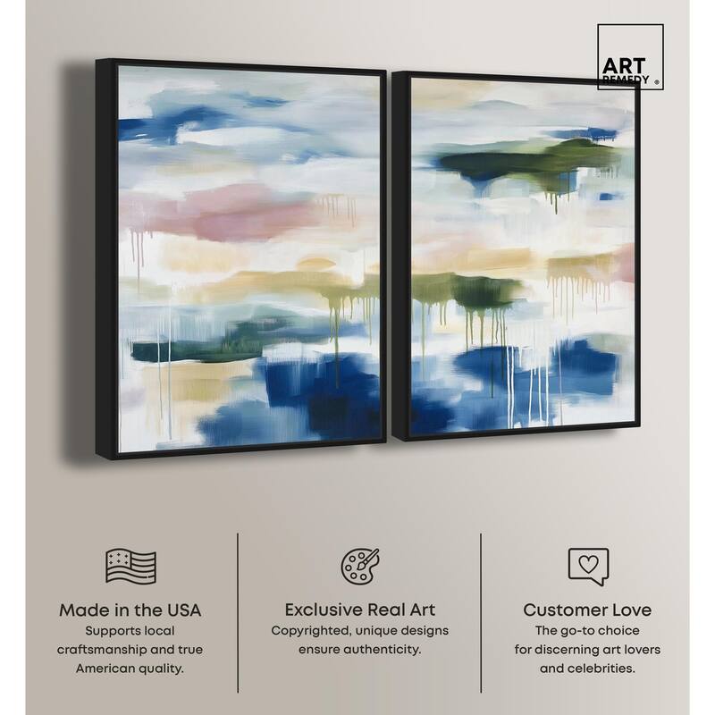 Kairos II Canvas Set of 2 by Art Remedy