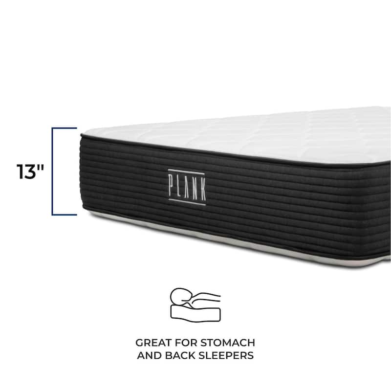 Brooklyn Bedding Plank 13" Luxe Two Sided Firm / Ultra Firm Mattress