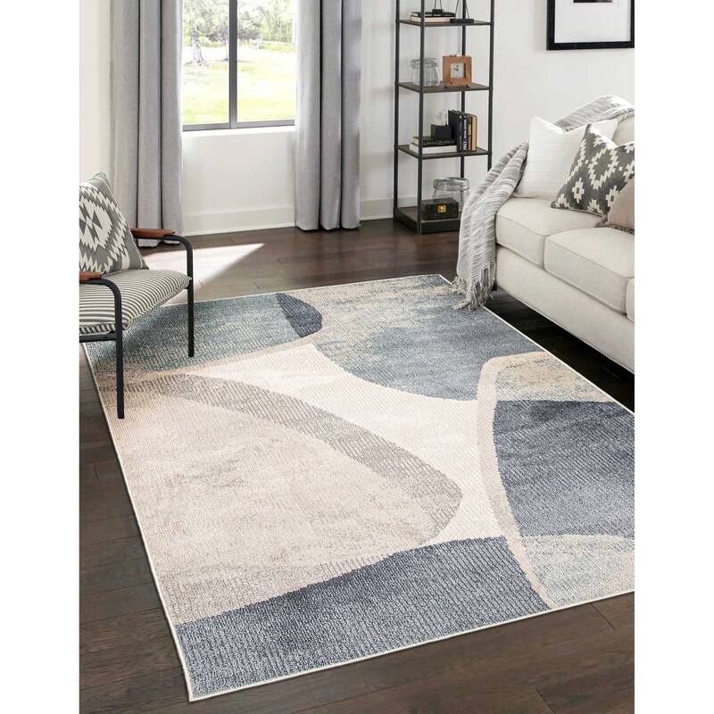 ECARPETGALLERY Machine Woven Gem Beige Area Rug