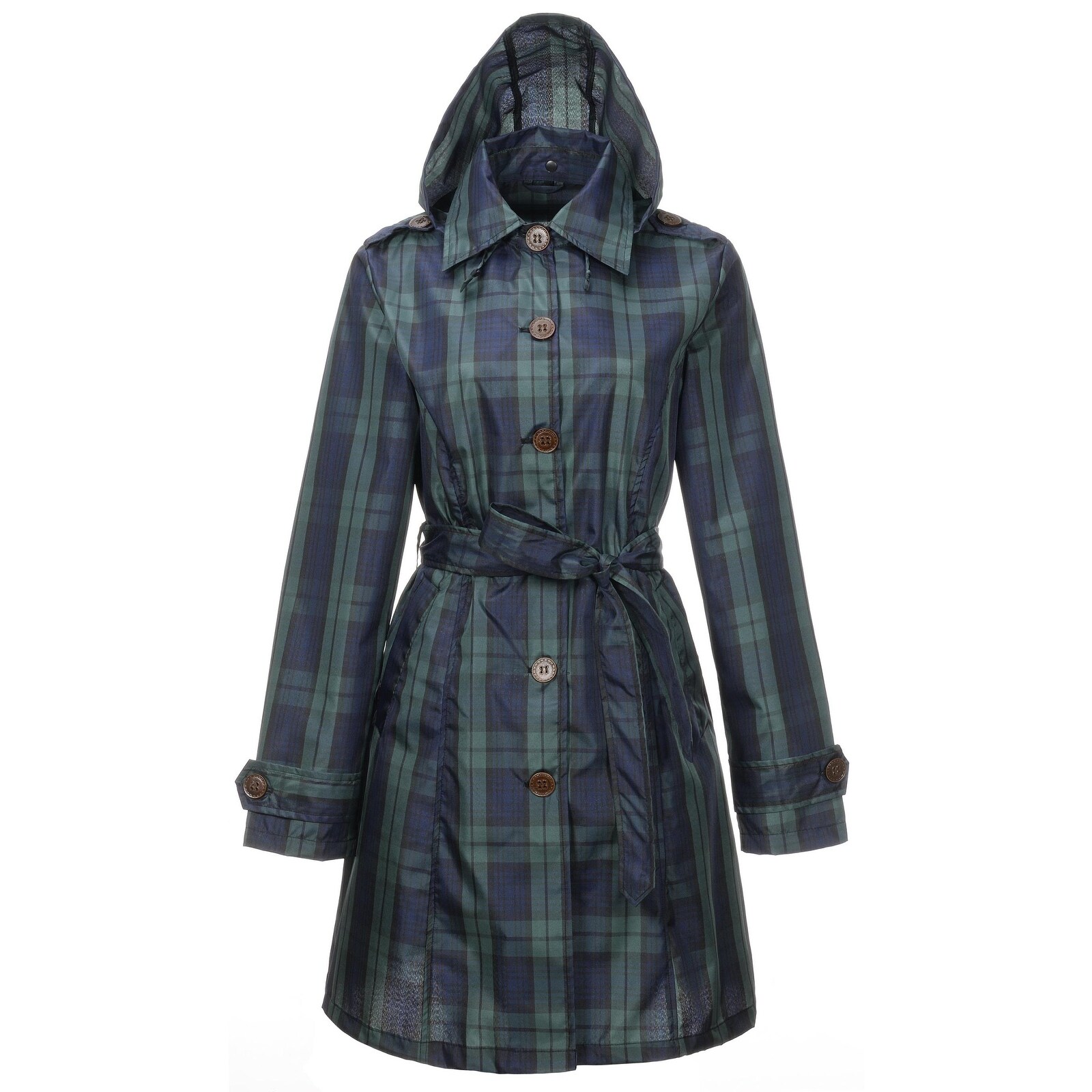 womens long raincoat with hood