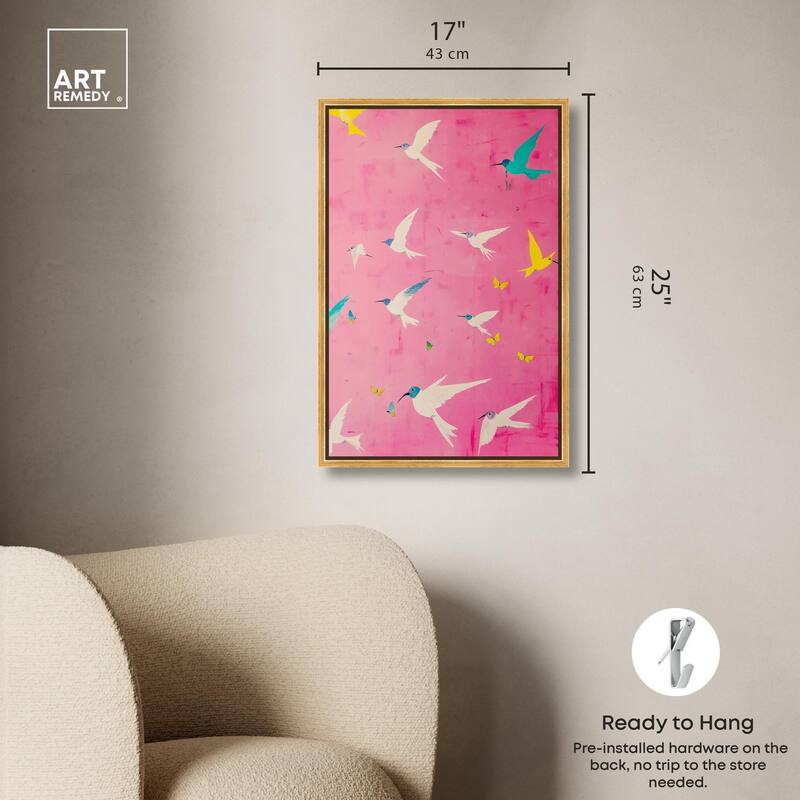 Soaring Sorbet Canvas by Art Remedy