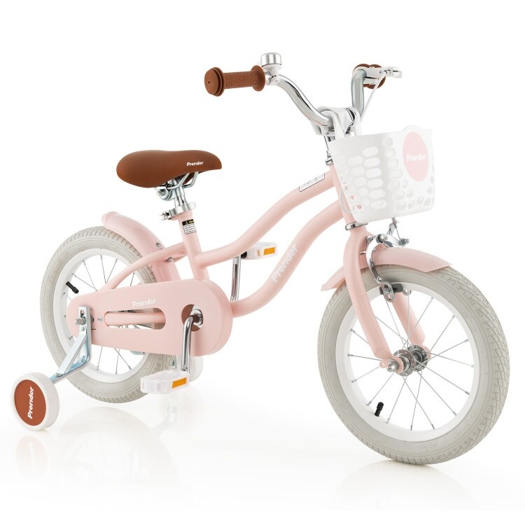 Bike with training wheels and basket cheap