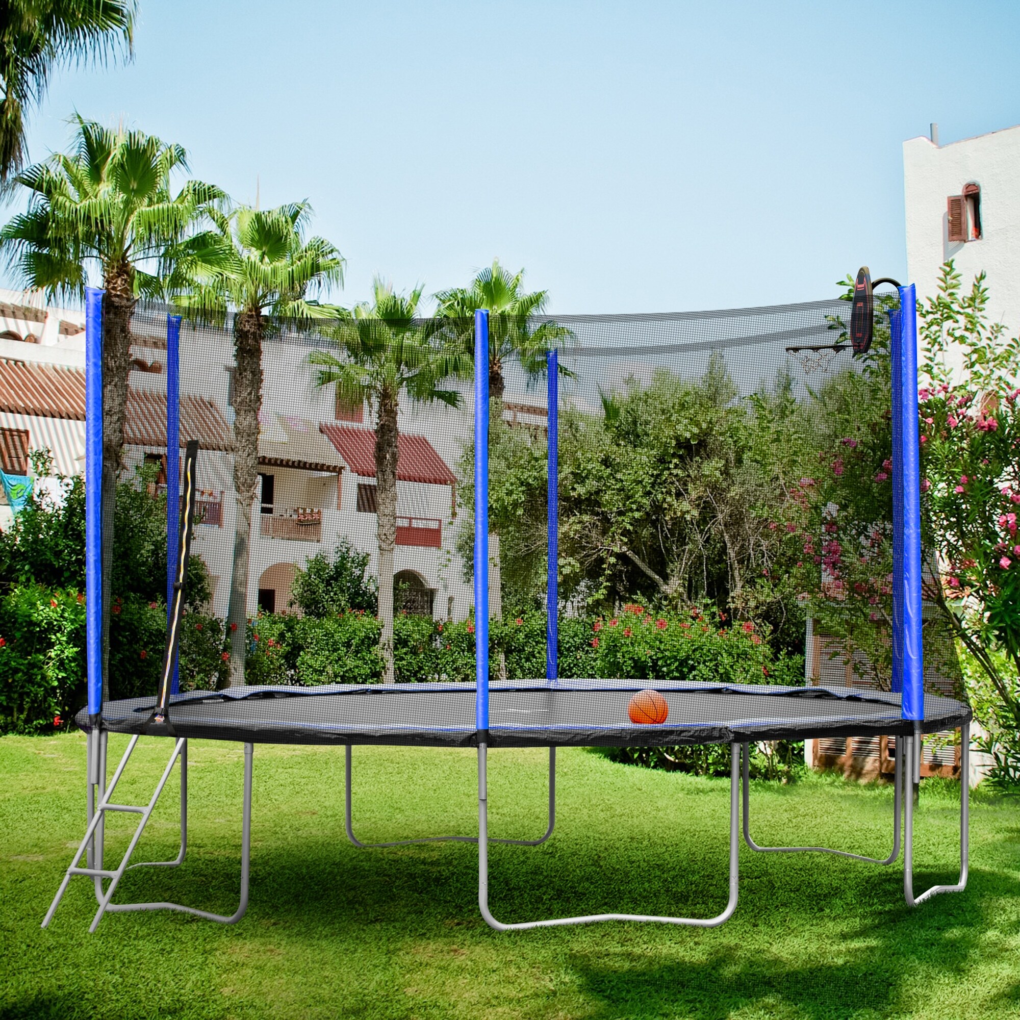 10ft store trampoline ladder