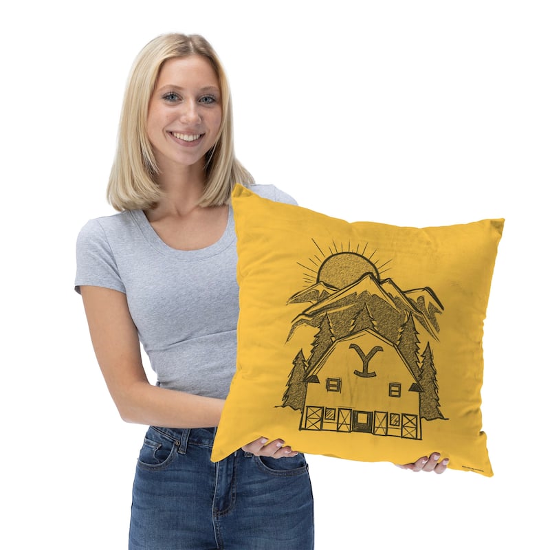 Paramount Yellowstone 18 Inch Throw Pillow