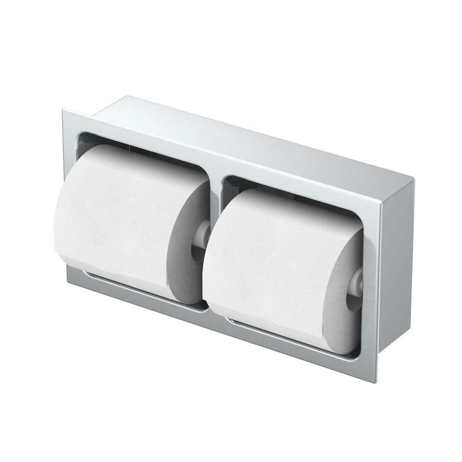 Gatco Chrome Metal Freestanding Paper Towel Holder in the Paper Towel  Holders department at