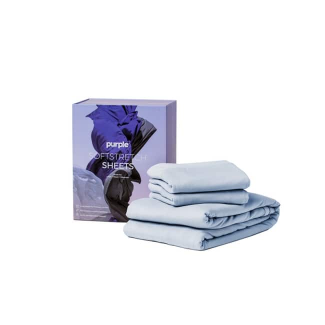 Purple - Nailyn SoftStretch Bed Sheets with Moisture-Wicking & Temperature-Regulating Comfort