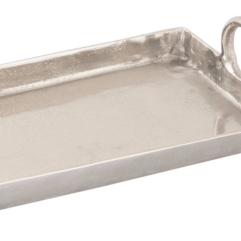 Elk Home Loop Nickel Finish Metal 26.75 Inch Wide Tray