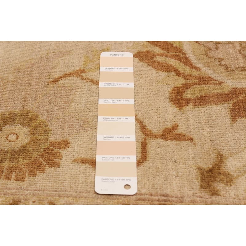 ECARPETGALLERY Hand-knotted Chobi Finest Beige Wool Rug - 7'10 x 9'6
