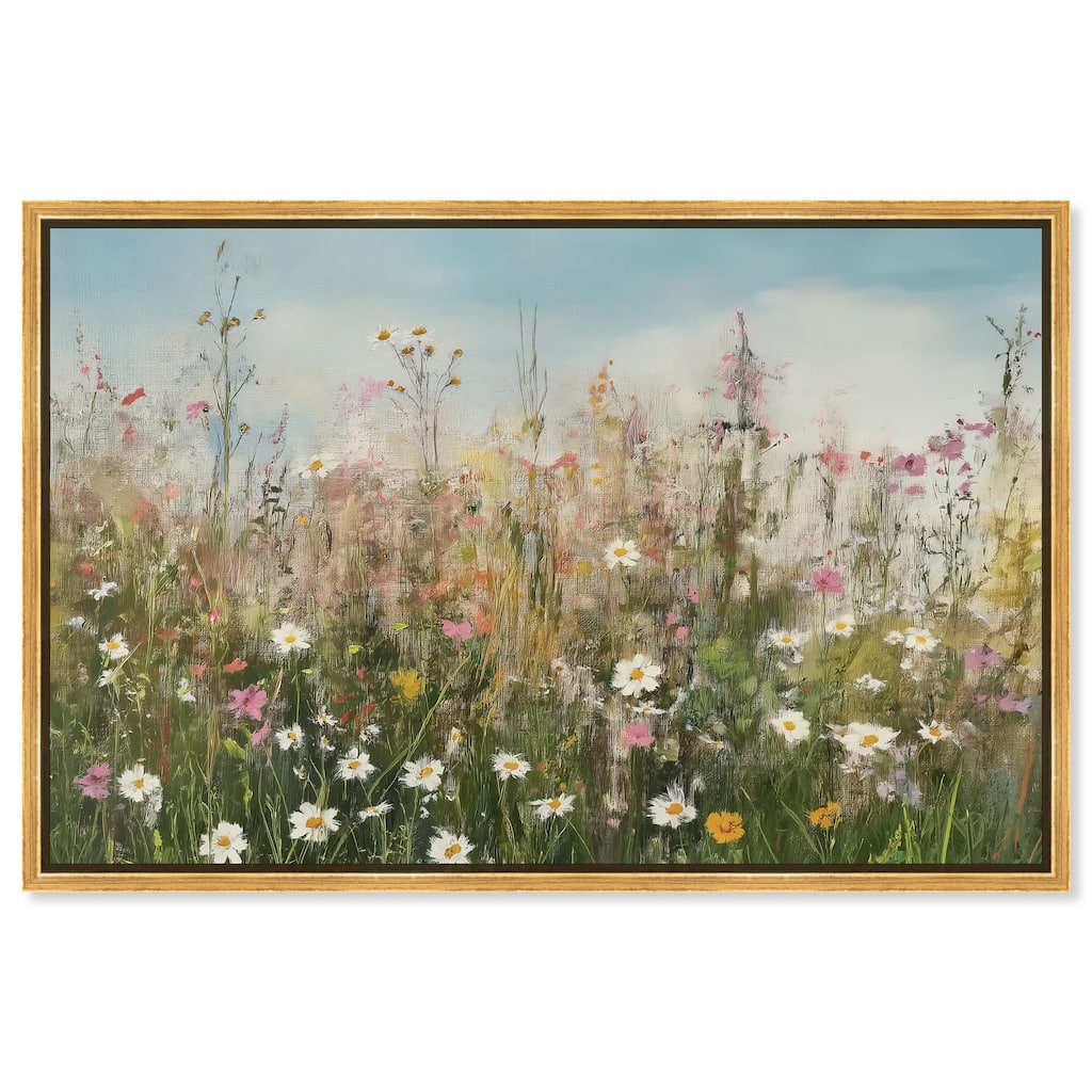 Glimmering Glade Garden I Canvas by Art Remedy