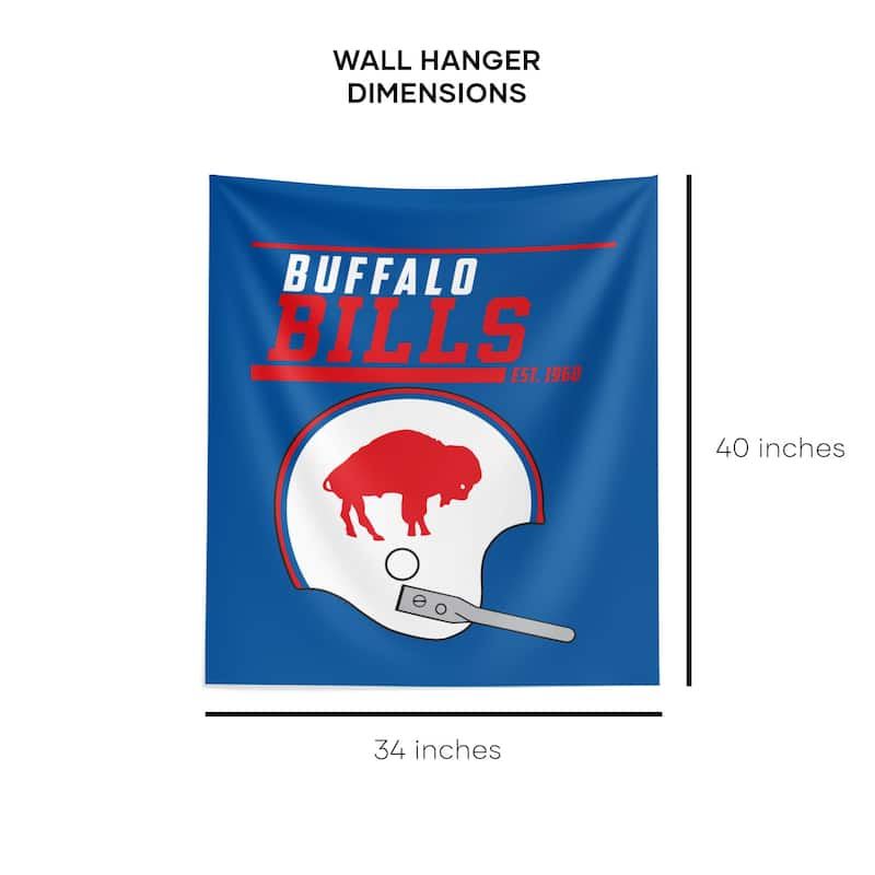 NFL Buffalo Bills 40 YD Dash Legacy Wall Hanging - 34"x40"
