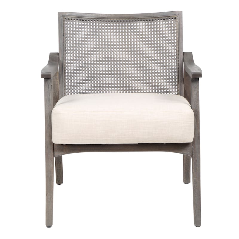 Vancia Contemporary Linen Upholstered Accent Chair by Furniture of America
