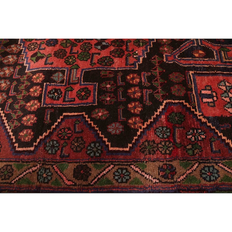 ECARPETGALLERY Hand-knotted Konya Anatolian Black Wool Rug - 4'11 x 10'0