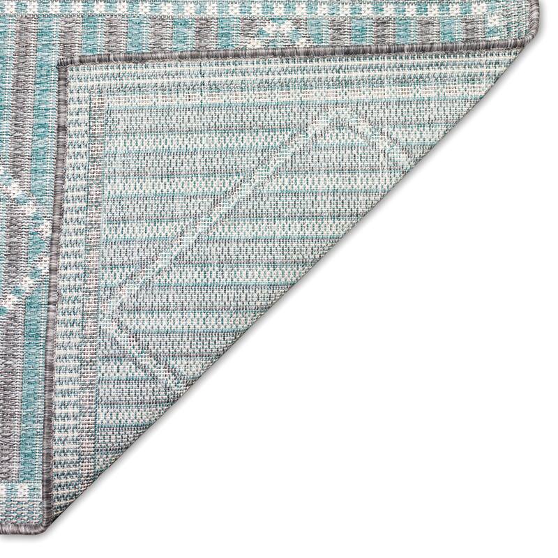 Liora Manne Malibu Checker Diamond Indoor/Outdoor Rug