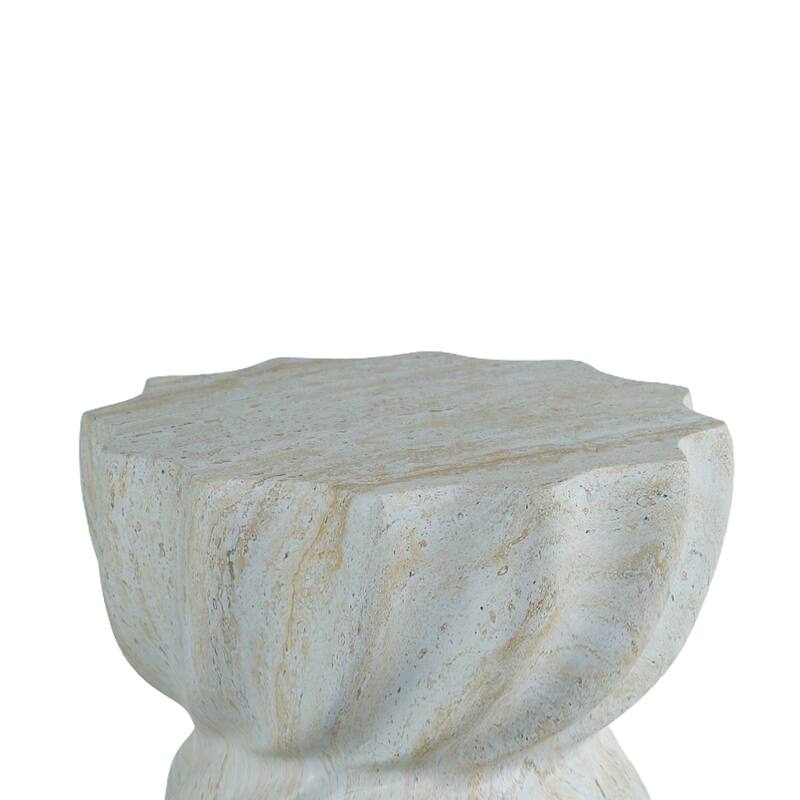 Cement Outdoor End Tables for Patio