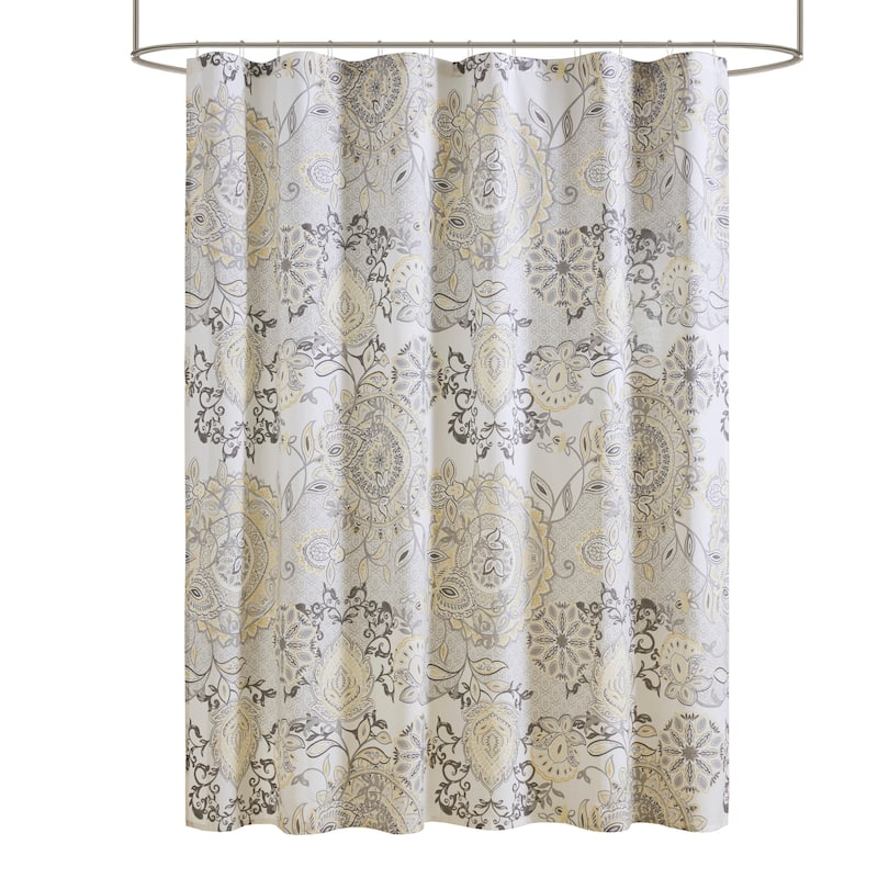 Madison Park Loleta Printed Cotton Shower Curtain