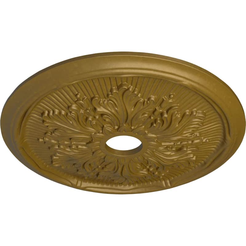 23 3/4"OD x 3 5/8"ID x 1 7/8"P Luton Leaf Ceiling Medallion