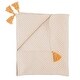 preview thumbnail 1 of 5, Crane Baby Marigold Chevron Blanket Orange - Basic