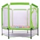 preview thumbnail 14 of 28, 55'' Toddlers Trampoline With Safety Enclosure Net And Balls, Indoor Outdoor Mini Trampoline For Kids Green