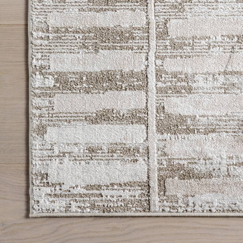 Nuloom Cambria Geometric Machine Washable Area Rug