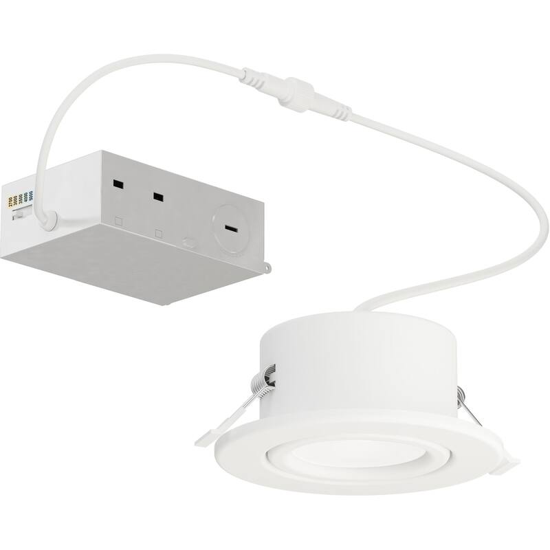 Maxim 67755WT Slim Gimbal 3.75" Canless Recessed - 5CCT - White