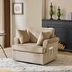 preview thumbnail 5 of 26, Corduroy Living Room Swivel Accent Chair