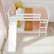preview thumbnail 18 of 38, Max and Lily Classic Twin over Twin Low Bunk with Easy Slide