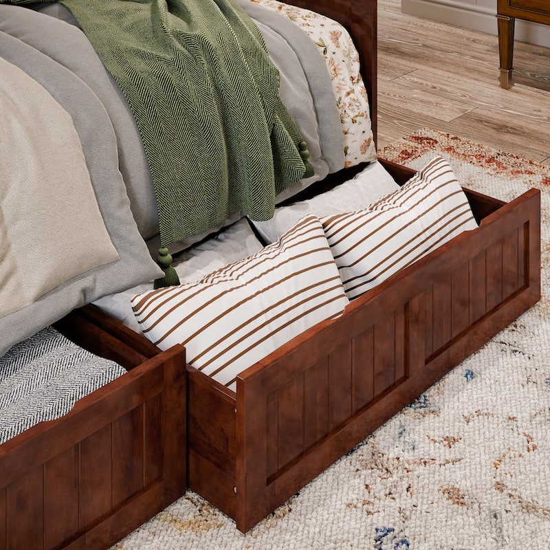 Nantucket Twin Wood Daybed with Set of 2 Drawers