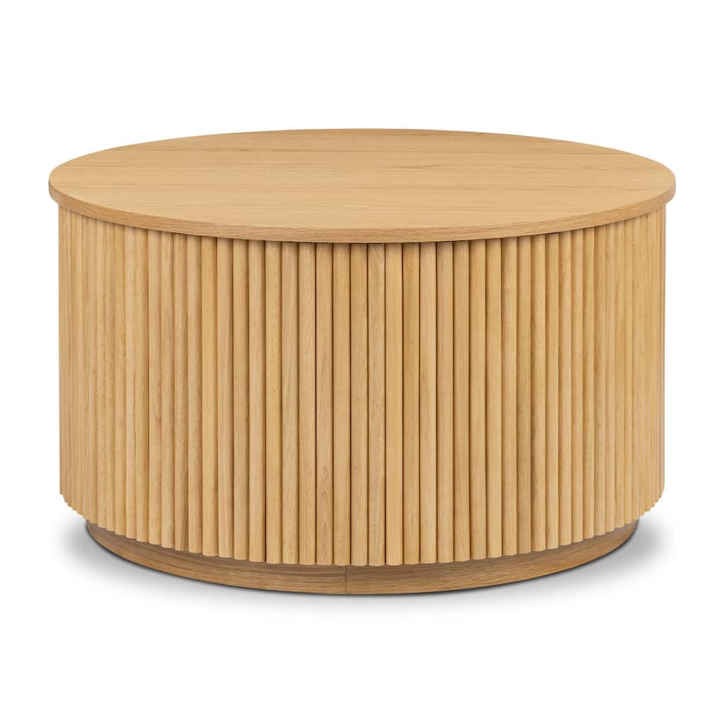 Poly & Bark Ronda Oak Storage Coffee Table