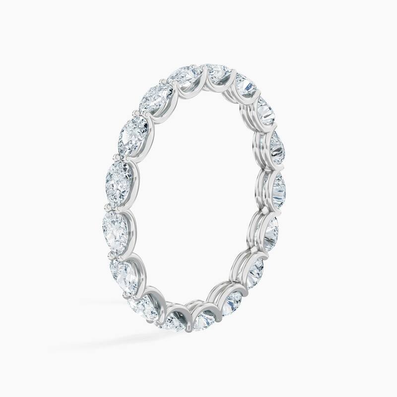 Auriya 14k Gold Pear East-West Lab Grown Diamond Eternity Band 1.70 - 6.75 ct. tw. (F-G, VS)