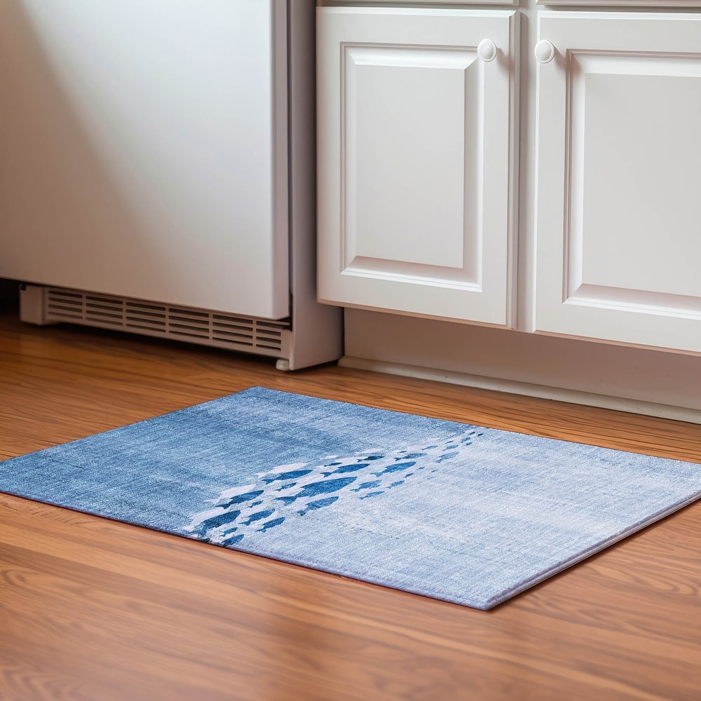 Premium Washable Super Modern Fish Soft Mayfield Rug