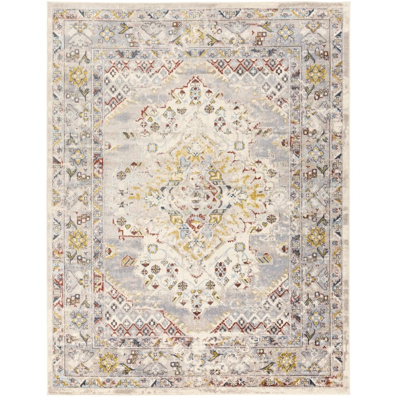 Livabliss Ankara Updated Traditional Medallion Area Rug