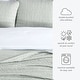 preview thumbnail 19 of 38, Crinkle Texture Microfiber 3-Piece Quilt Set, Enzyme Washed, Oversized