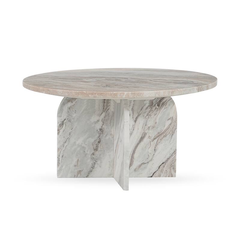 Classic Home Reilly Marble Coffee Table